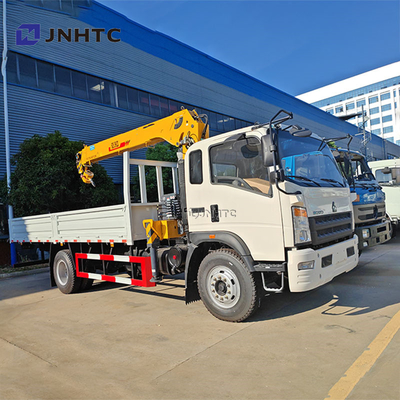 SINOTRUCK 4X2 6 τροχών φορτηγό φορτηγό με γερανό φορτηγό τοποθετημένο γερανό για πώληση