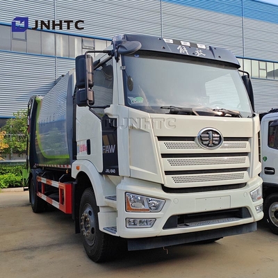 Νέο φορτηγό σκουπιδιών FAW 4x2 240HP 12m3 συμπαγές φορτηγό σκουπιδιών καυτή πώληση