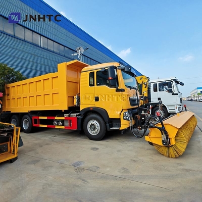Howo TX Road Salt Spreader Μηχανή τήξης χιονιού 6X4 350HP Κατάλληλο φορτηγό σκούπισης χιονιού