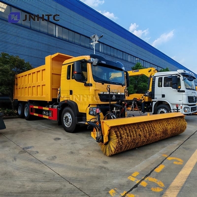 Howo TX Road Salt Spreader Μηχανή τήξης χιονιού 6X4 350HP Κατάλληλο φορτηγό σκούπισης χιονιού