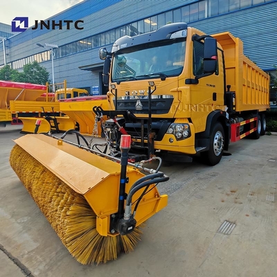 Howo TX Road Salt Spreader Μηχανή τήξης χιονιού 6X4 350HP Κατάλληλο φορτηγό σκούπισης χιονιού