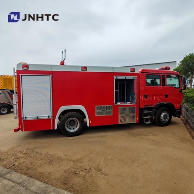 HOWO Πυροσβεστικό φορτηγό 12000L 6 X 4 Πυροσβεστικό φορτηγό διάσωσης με νερό και αφρό