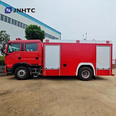 HOWO Πυροσβεστικό φορτηγό 12000L 6 X 4 Πυροσβεστικό φορτηγό διάσωσης με νερό και αφρό