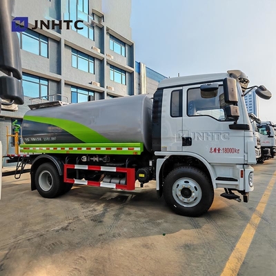 Shacman L3000 φορτηγό δεξαμενής νερού 4X2 200HP Αλουμινίου κράμα δεξαμενή νερού Σπρινκλερ φορτηγό