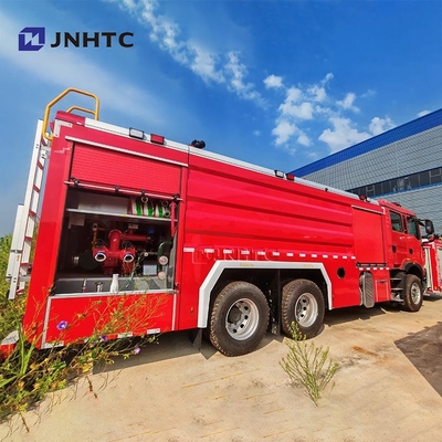 HOWO Πυροσβεστικό φορτηγό 6X4 480hp 5000L Υδροφουσκωτό δεξαμενόπλοιο Πυροσβεστικό φορτηγό Μίνι Πυροσβεστικό φορτηγό