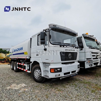 Shacman L2000 φορτηγό δεξαμενής νερού 6X4 235HP Αλουμινίου κράμα δεξαμενή νερού Σπρινκλερ φορτηγό