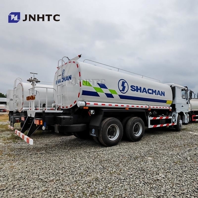 Shacman L2000 φορτηγό δεξαμενής νερού 6X4 235HP Αλουμινίου κράμα δεξαμενή νερού Σπρινκλερ φορτηγό