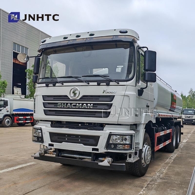 Shacman F3000 φορτηγό δεξαμενής νερού 6X4 255HP Αλουμινίου κράμα δεξαμενή νερού Σπρινκλερ φορτηγό