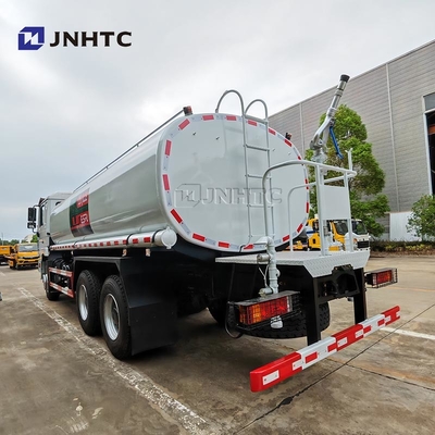 Shacman F3000 φορτηγό δεξαμενής νερού 6X4 255HP Αλουμινίου κράμα δεξαμενή νερού Σπρινκλερ φορτηγό