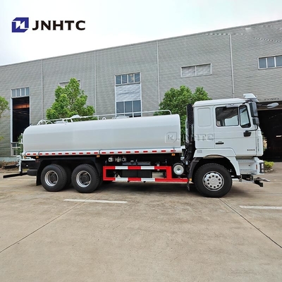 Shacman F3000 φορτηγό δεξαμενής νερού 6X4 255HP Αλουμινίου κράμα δεξαμενή νερού Σπρινκλερ φορτηγό