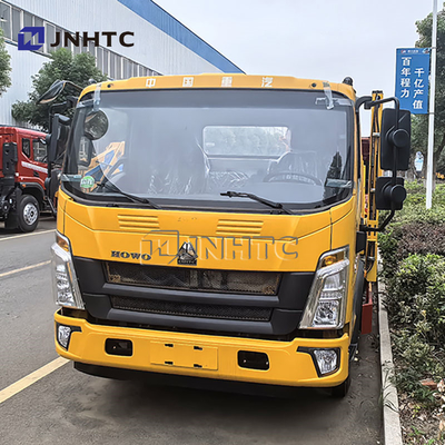 HOWO Ελαφρύ διπλό κατάστρωμα οδική διάσωση Flatbed Wrecker ρυμουλκούμενο φορτηγό για πώληση