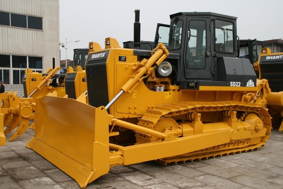 Βαριά μηχανήματα κατασκευής SHANTUI 220HP με τον εκσακαφέα SD22 αντιολισθητικών αλυσίδων