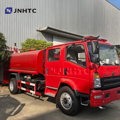 Κατασκευαστής HOWO 4x2 5000L Υδροφόρο Πυροσβεστικό Φορτηγό Πυροσβεστικό Φορτηγό Εξοπλισμός Πυροσβεστικού Οχήματος
