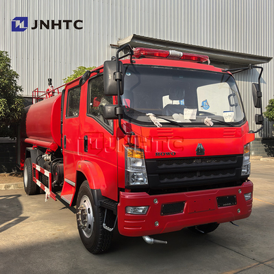 Κατασκευαστής HOWO 4x2 5000L Υδροφόρο Πυροσβεστικό Φορτηγό Πυροσβεστικό Φορτηγό Εξοπλισμός Πυροσβεστικού Οχήματος