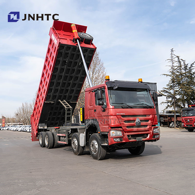 Καλή κατάσταση Νέο φορτηγό Howo 8x4 40 κυβικά μέτρα 12 τροχών 430hp φορτηγό για πώληση