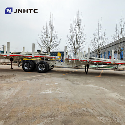2 άξονες 3 άξονες 50ton 20ft 40ft 45ft Flatbed Flat Bed Container Semi Trailer Flatbed Trailer