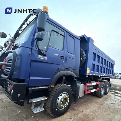 HOWO Dump Truck 6X6 All Wheel Drive 25 κυβικά μέτρα 10 τροχούς Τροχόσυλλο