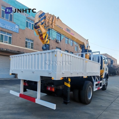 Howo Mini 4*4 6 Wheeler Double Row Cab φορτηγό φορτηγό με τηλεσκοπικό γερανό φορτηγό