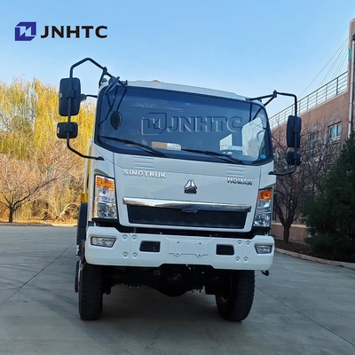 Howo Mini 4*4 6 Wheeler Double Row Cab φορτηγό φορτηγό με τηλεσκοπικό γερανό φορτηγό