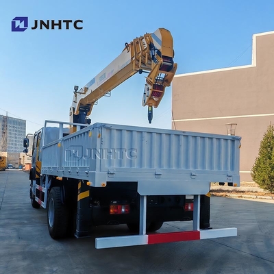 Howo Mini 4*4 6 Wheeler Double Row Cab φορτηγό φορτηγό με τηλεσκοπικό γερανό φορτηγό