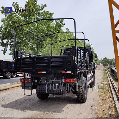 Sinotruk Howo 4X4 Euro2 4 τροχούς 280hp Πλήρη κίνηση εμπορικών βαρέων δεξιών τροχών φορτηγό