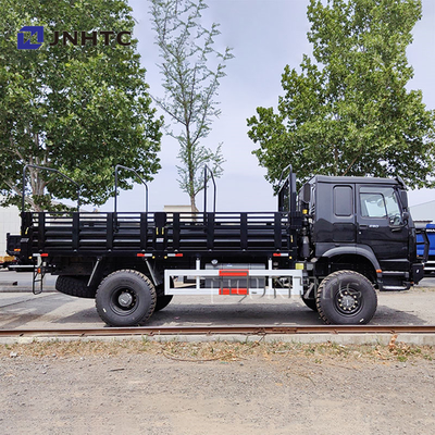 Sinotruk Howo 4X4 Euro2 4 τροχούς 280hp Πλήρη κίνηση εμπορικών βαρέων δεξιών τροχών φορτηγό