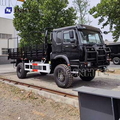 Sinotruk Howo 4X4 Euro2 4 τροχούς 280hp Πλήρη κίνηση εμπορικών βαρέων δεξιών τροχών φορτηγό