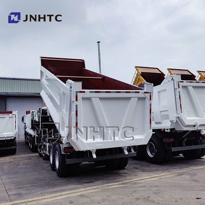 SINOTRUCK HOHAN N7 380hp 8x4 Diesel Χειροκίνητο Κιβώτιο Ταχυτήτων Euro 2 Ανατρεπόμενο Φορτηγό