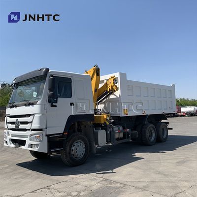 Sinotruk Howo 6x4 371hp Τροχόφορα με γερανό 10 τόνων Σιγκαπούρη Τροχόφορο επιβατών τηλεσκοπικού γερανού