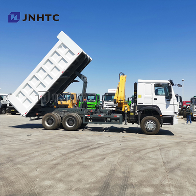 Sinotruk Howo 6x4 371hp Τροχόφορα με γερανό 10 τόνων Σιγκαπούρη Τροχόφορο επιβατών τηλεσκοπικού γερανού