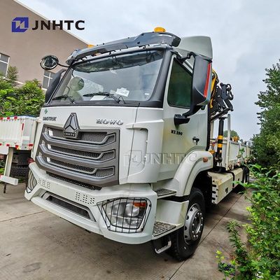 New Condition Howo NX Cargo Truck with Folding Arm Crane 6x4 Good Price Engine Gearbox Pump Bearing Crane Truck