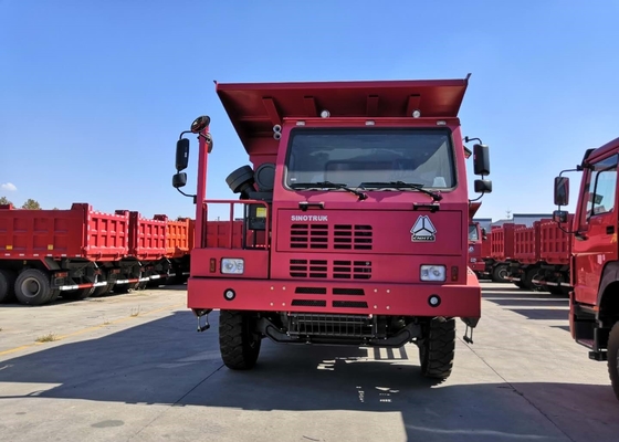 Tipper μεταλλείας ZZ5707S3840AJ Sinotruk βαρέων καθηκόντων 75km/Χ ανώτατη ταχύτητα φορτηγών