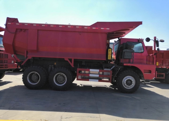 Tipper μεταλλείας ZZ5707S3840AJ Sinotruk βαρέων καθηκόντων 75km/Χ ανώτατη ταχύτητα φορτηγών