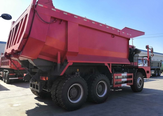 Tipper μεταλλείας ZZ5707S3840AJ Sinotruk βαρέων καθηκόντων 75km/Χ ανώτατη ταχύτητα φορτηγών