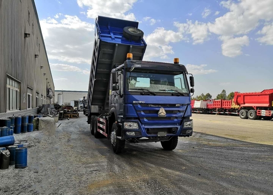 Μπλε Tipper δύναμης 371 αλόγου βαρέων καθηκόντων φορτηγό απορρίψεων