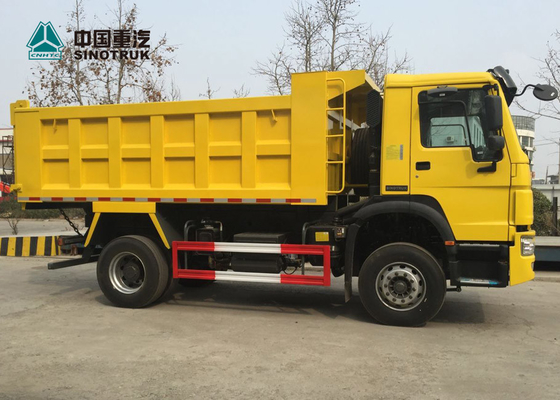 Βαρέων καθηκόντων ρυμουλκά 4x2 6 φορτηγών SINOTRUK HOWO 266hp μίνι φορτηγό απορρίψεων ροδών