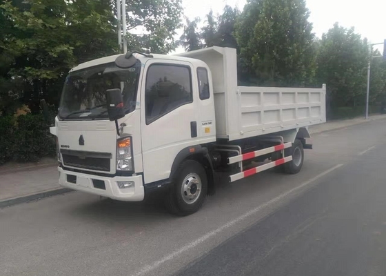 Άσπρο φορτηγό απορρίψεων 20-30T Sinotruk 4x2 επαγγελματικό βαρέων καθηκόντων 6 πολυάσχολος για το μέσο σύστημα ανελκυστήρων