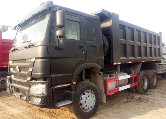 6x4 10 βαρέων καθηκόντων καμπίνα ικανότητας Hw76 Sinotruk Howo7 20M3 φορτηγών απορρίψεων ροδών