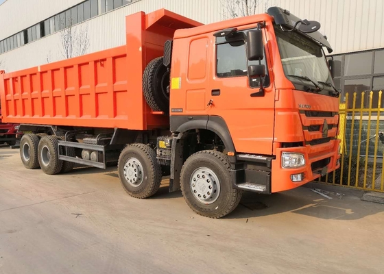 SINOTRUK βαρέων καθηκόντων φορτηγό απορρίψεων, Tipper 8x4 απλή και εύκολη λειτουργία φορτηγών