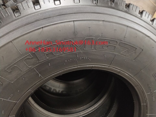 ελαστικά αυτοκινήτου 12.00R20 12R22.5 Linglong, ρόδες Linglong για την αντικατάσταση φορτηγών Siotruk