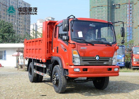 Ελαφρύ φορτηγό απορρίψεων SINOTRUK Wangpai CDW3120A3R4 10 τόνοι που φορτώνουν την ικανότητα
