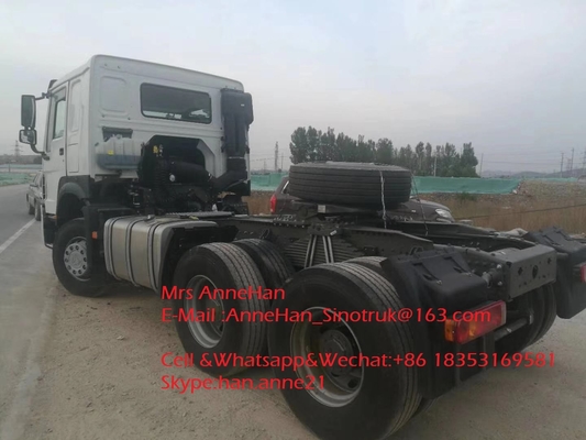 καμπίνα ροδών HW76 φορτηγών 6x4 10 τρακτέρ 420hp Sinotruk Howo7 για τη ρυμούλκηση 50T