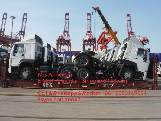 καμπίνα ροδών HW76 φορτηγών 6x4 10 τρακτέρ 420hp Sinotruk Howo7 για τη ρυμούλκηση 50T