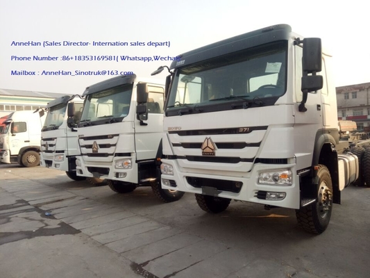 10 ευρο- 2 LHD 6X4 336HP HW76 φορτηγών φορτίου ροδών SINOTRUK HOWO καμπίνα πλαισίων