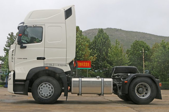 Άσπρο SINOTRUK HOWO 4X2 πρωταρχικό - τρακτέρ επικεφαλής 336HP ZZ4257S3248V φορτηγών μετακινούμενων