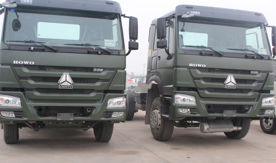 Τρακτέρ Sinotruk 371hp 420hp πρωταρχικό - ρόδες φορτηγών 6x4 10 μετακινούμενων με τον πείρο 50# 90#