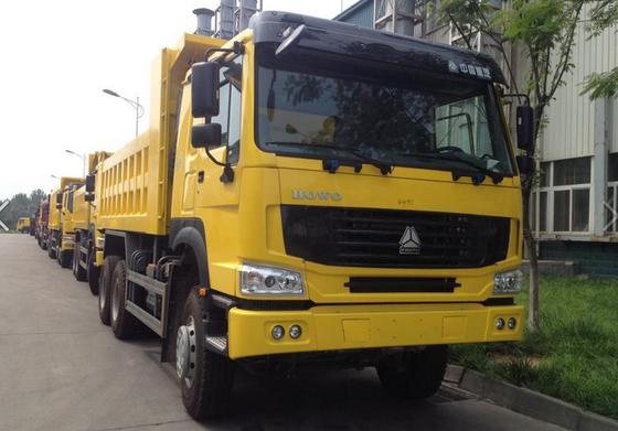 290/336HP ΕΥΡΩ ΙΙ φορτηγό απορρίψεων Sinotruk Howo 6x4 8-20T στο σκληρό περιβάλλον
