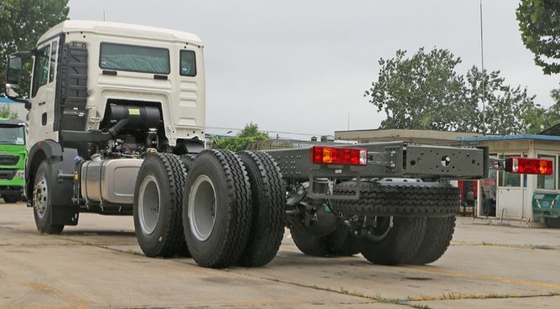 Άσπρο φορτηγό 290HP HF7 φορτίου χρώματος SINOTRUK HOWO 6X4 βαρύ/μπροστινοί άξονες 40Ton HF9