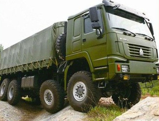 Ευρώ 3 τυποποιημένα εμπορικά βαριά φορτηγά 8 X 8 SINOTRUK όλο το Drive ροδών