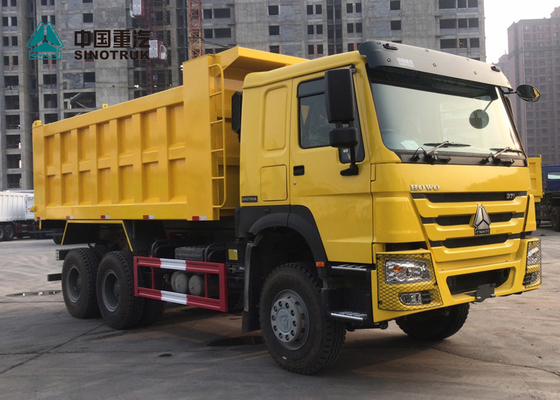 SINOTRUK HOWO 371 υψηλής αντοχής φύλλο 6 X 4 φορτηγών απορρίψεων 20CBM βαρέων καθηκόντων